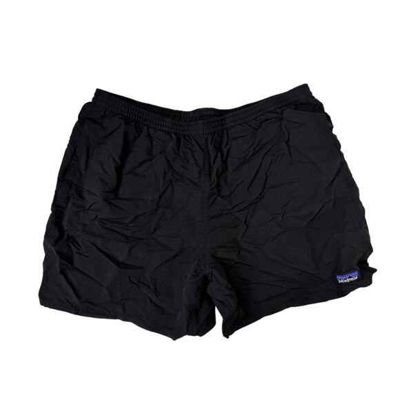Patagonia Men's Baggies Shorts Size Medium Black 5" Inseam - Picture 1 of 5
